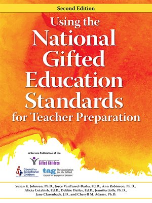 cover image of Using the National Gifted Education Standards for Teacher Preparation